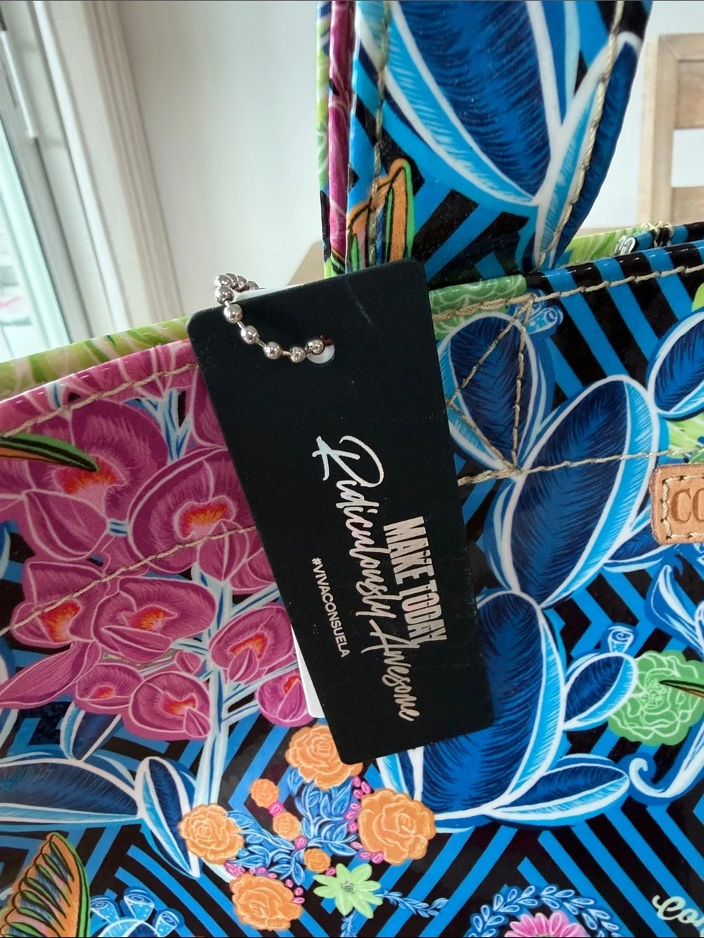 NWT Retired Consuela Jewel Grab N' Go Mini Tote ConsuelaCloth Water Resistant